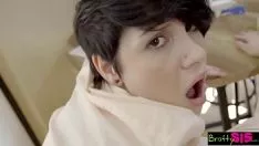 Play The American Teenager Comes In Panties To The Kitchen She Is Buckled In The Ass From Her Feet