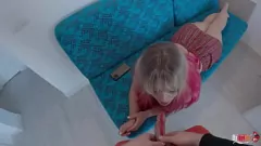 أخت Latina Deepthroats ويحصل على وجه دسم